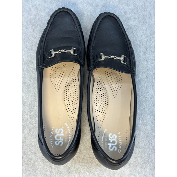 SAS Metro Loafers Black Leather Women's 7 Worn Once! - Picture 10 of 10